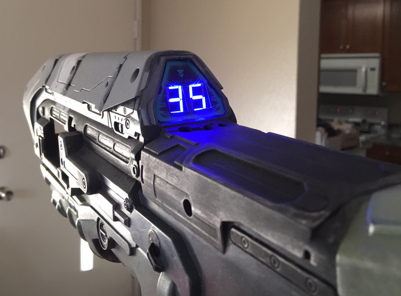 Illustration for article titled Halo Gun Counts Your Ammo In The Real World